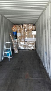 Cartons de déménagement dans contenaire vers les DOM TOM